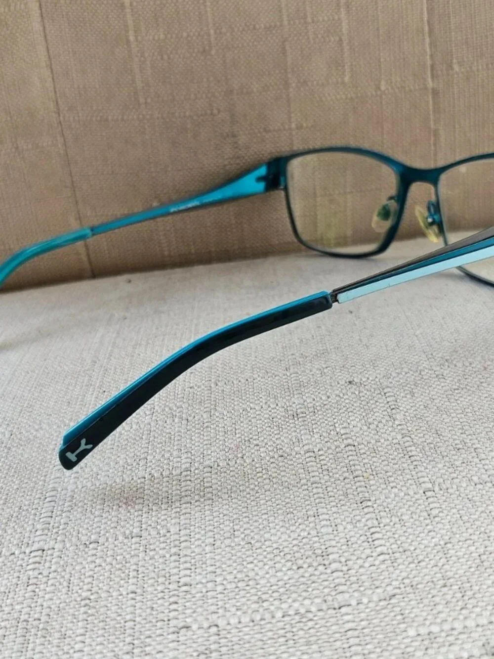 Morel France Women Eyeglasses Frame Brown/Turquoise Tone Eyewear Glasses